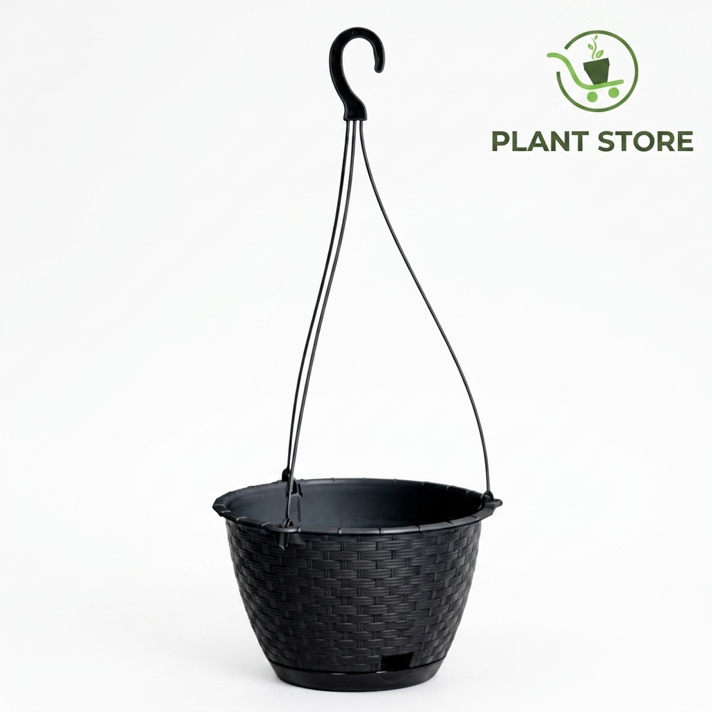 أصيص معلق راتان - Rattan Hanging Planter